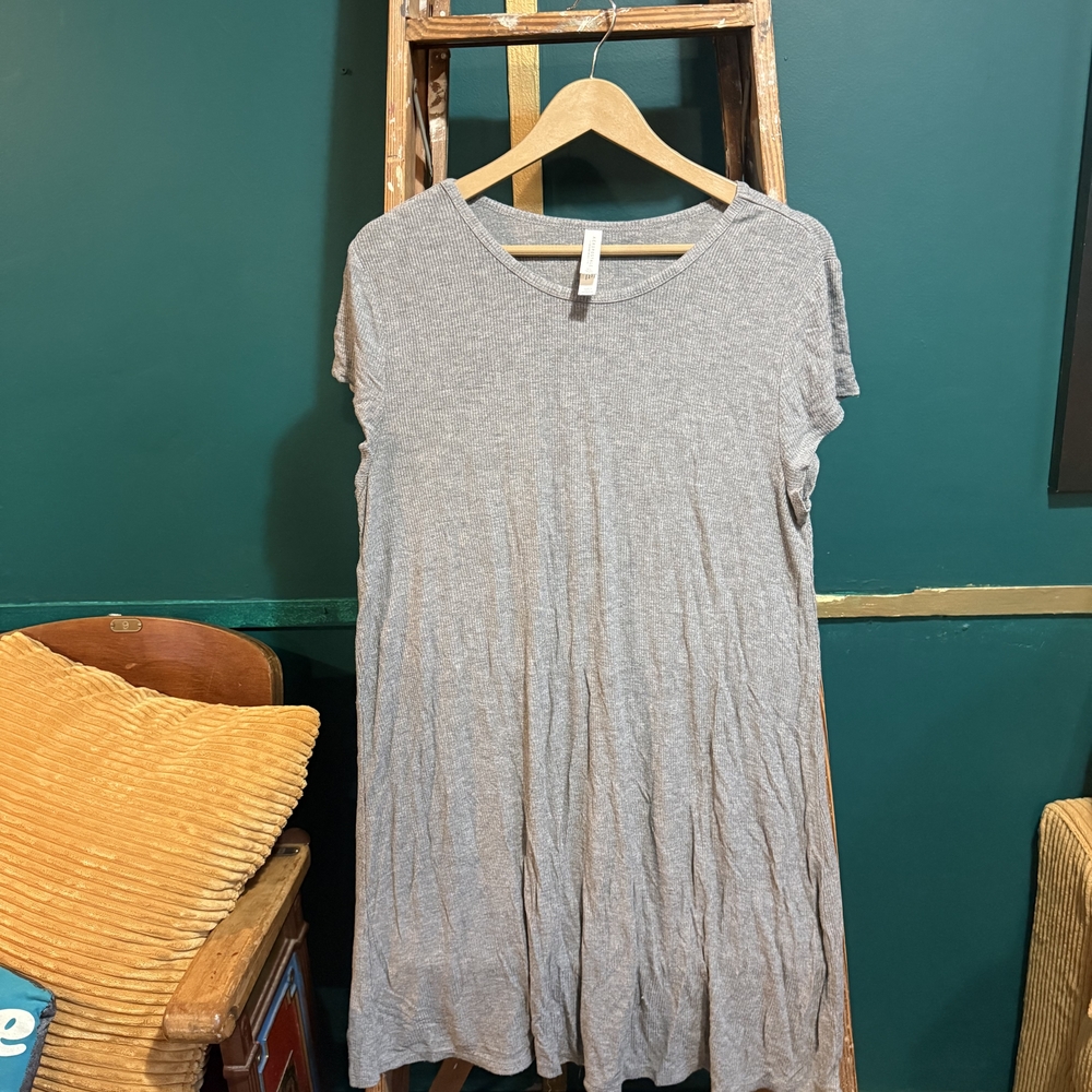 Aeropostale Gray Midi Dress